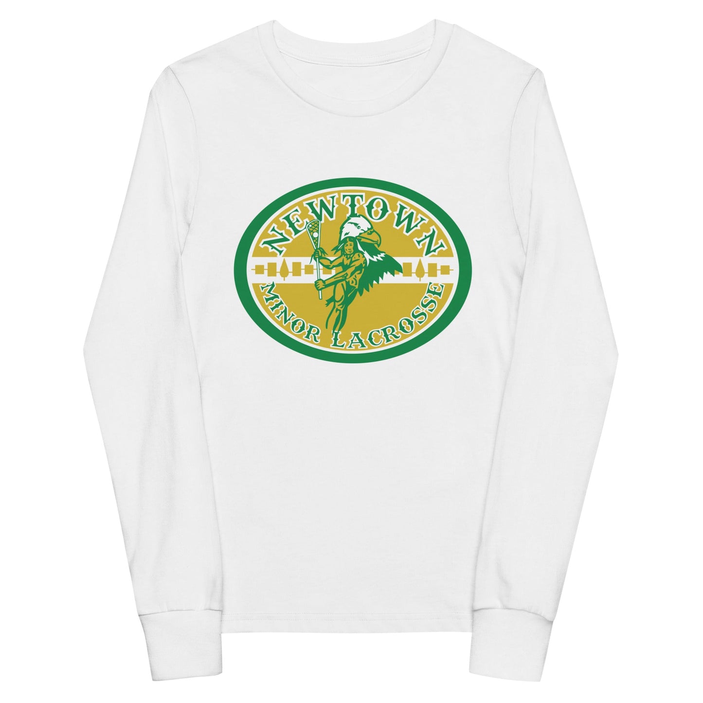 Performance | Youth Long Sleeve T-Shirt | Newtown Minor Lacrosse | Emblem Logo