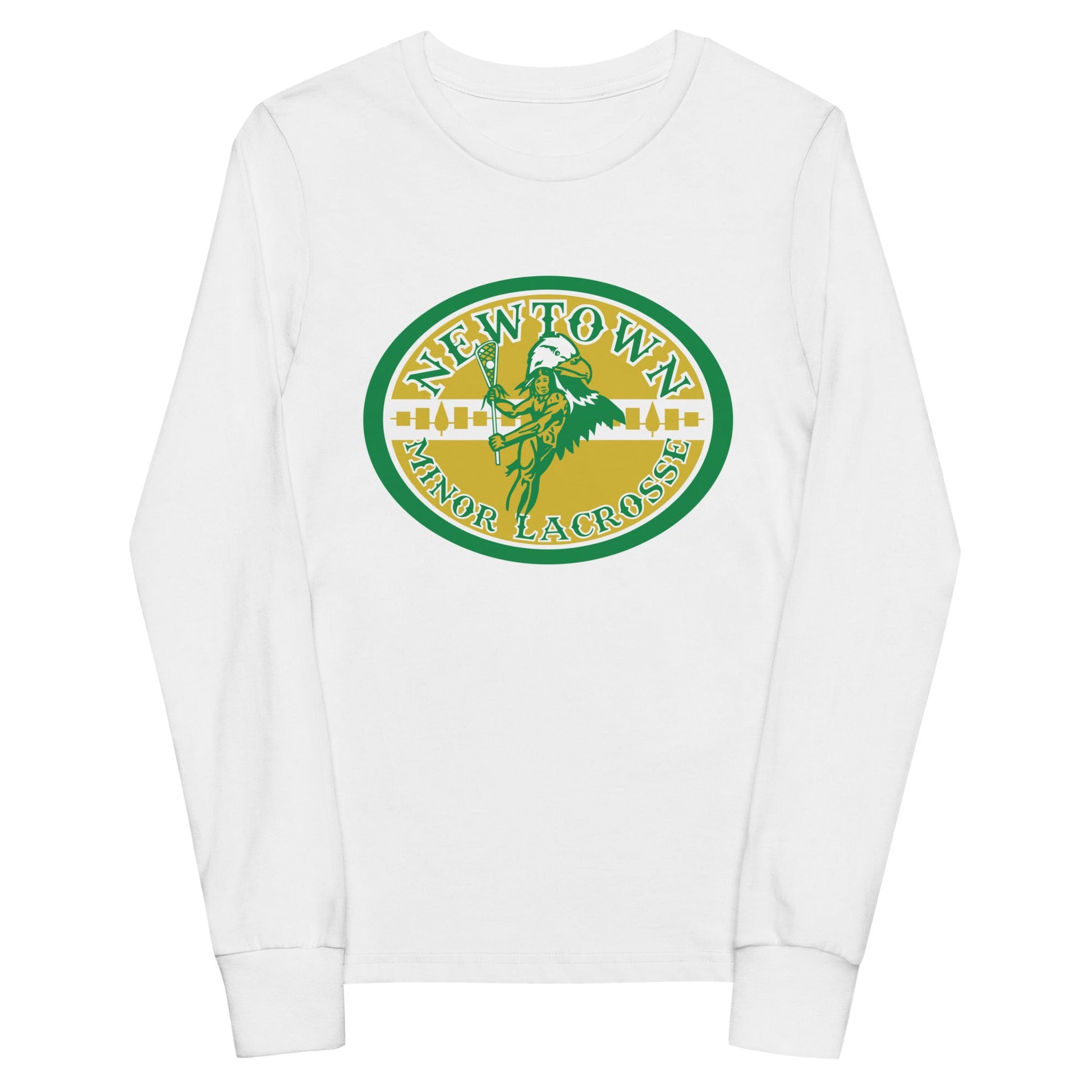 Performance | Youth Long Sleeve T-Shirt | Newtown Minor Lacrosse | Emblem Logo