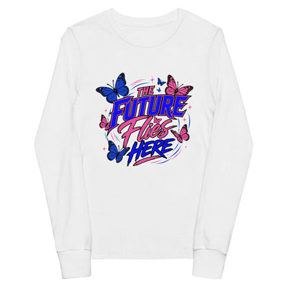 Performance | Youth Long Sleeve T-Shirt | Next Era Athletics | Wordmark Monarch Logo