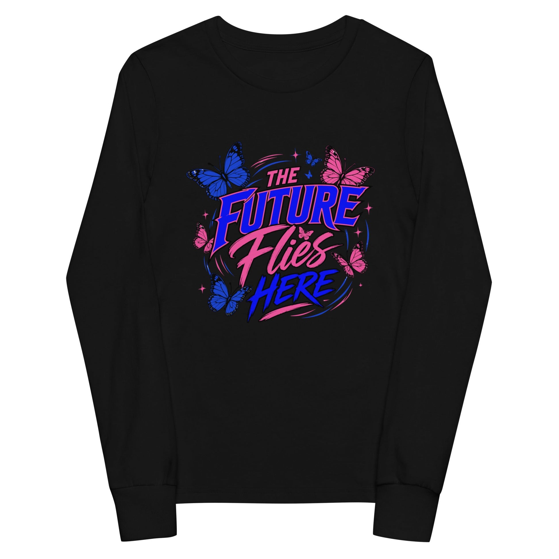 Performance | Youth Long Sleeve T-Shirt | Next Era Athletics | Wordmark Monarch Logo