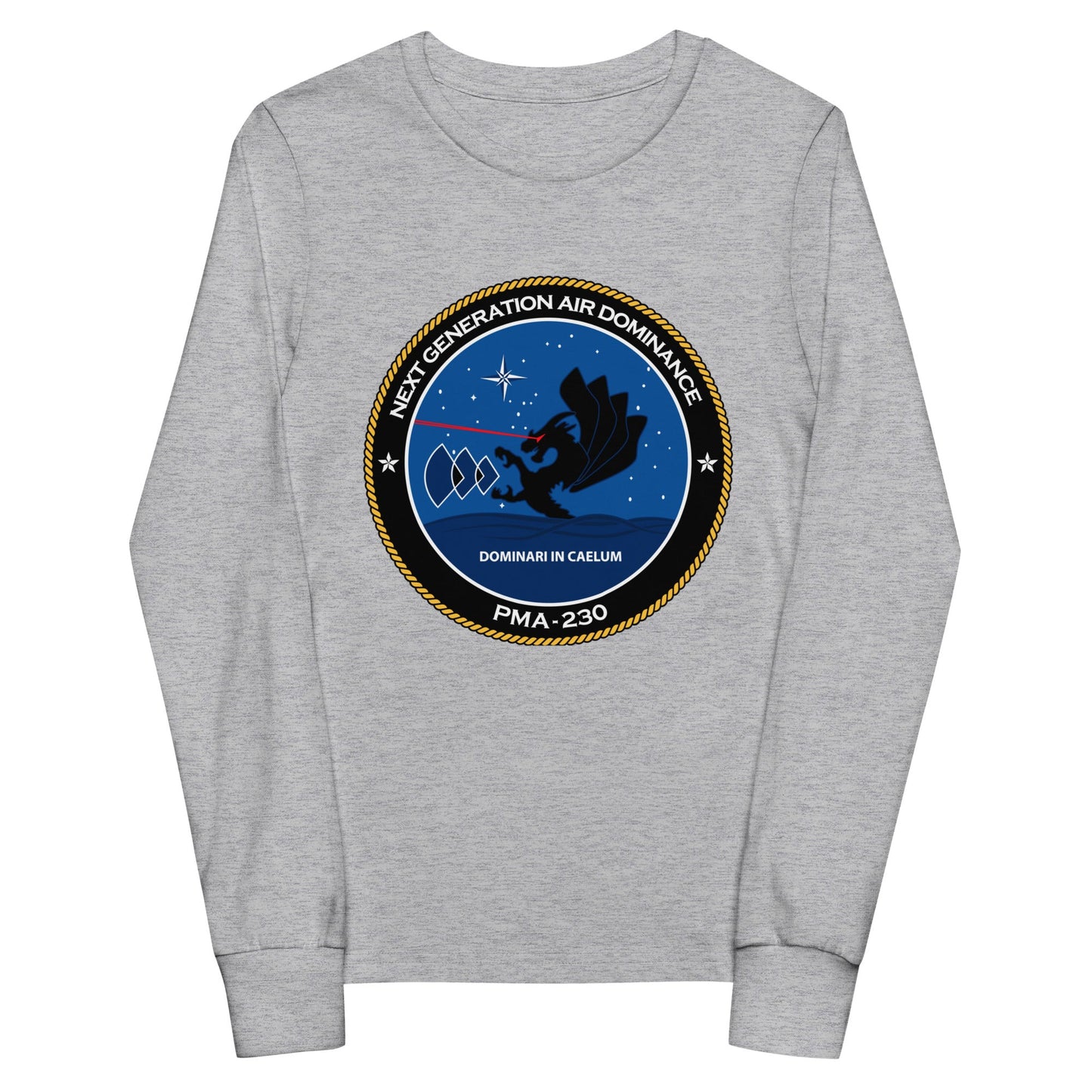 Performance | Youth Long Sleeve T-Shirt | Next Generation Air Dominance | Badge Logo