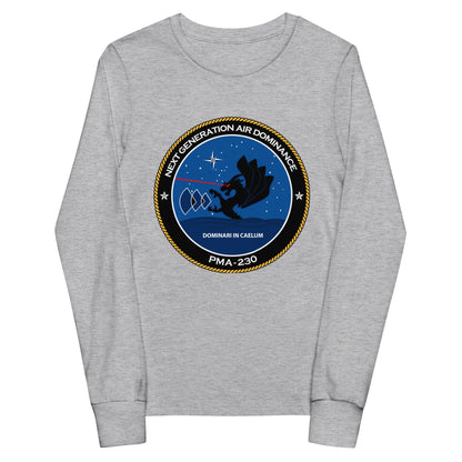 Performance | Youth Long Sleeve T-Shirt | Next Generation Air Dominance | Badge Logo