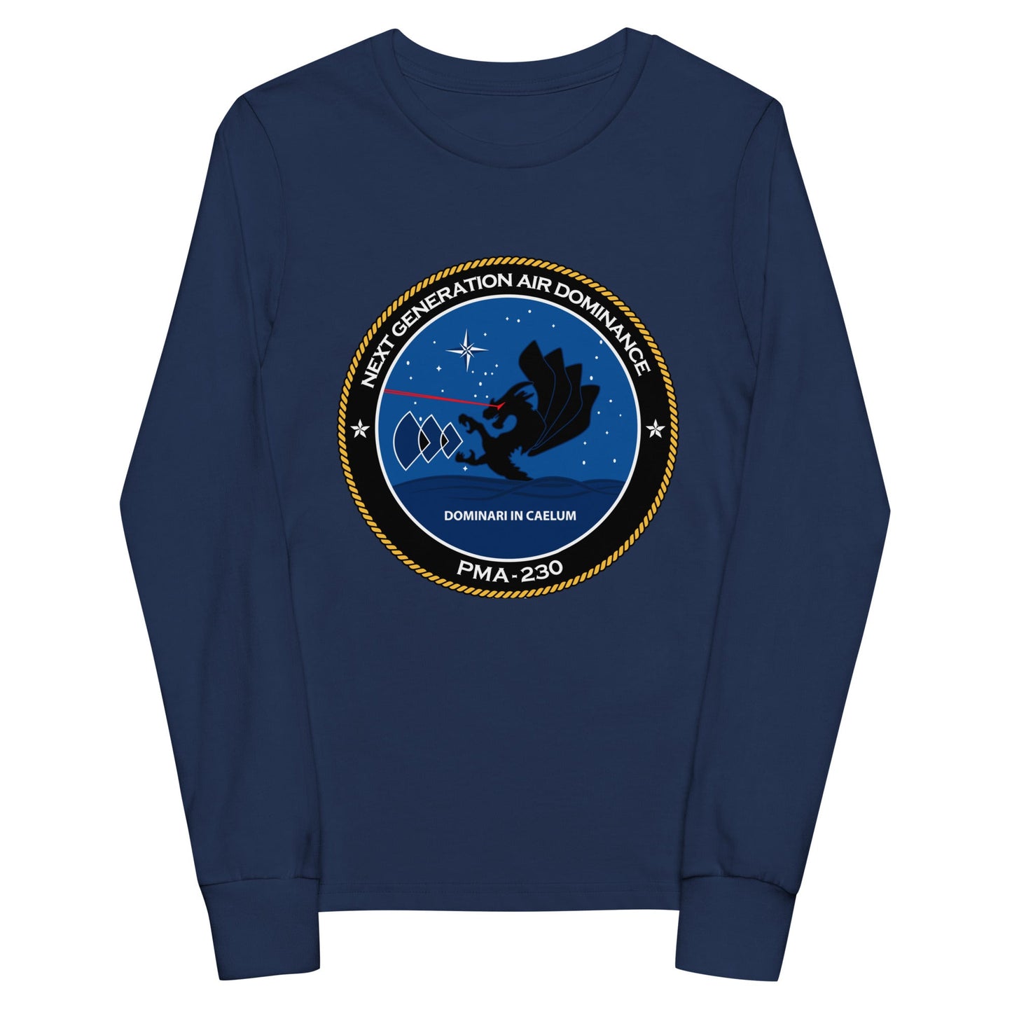 Performance | Youth Long Sleeve T-Shirt | Next Generation Air Dominance | Badge Logo
