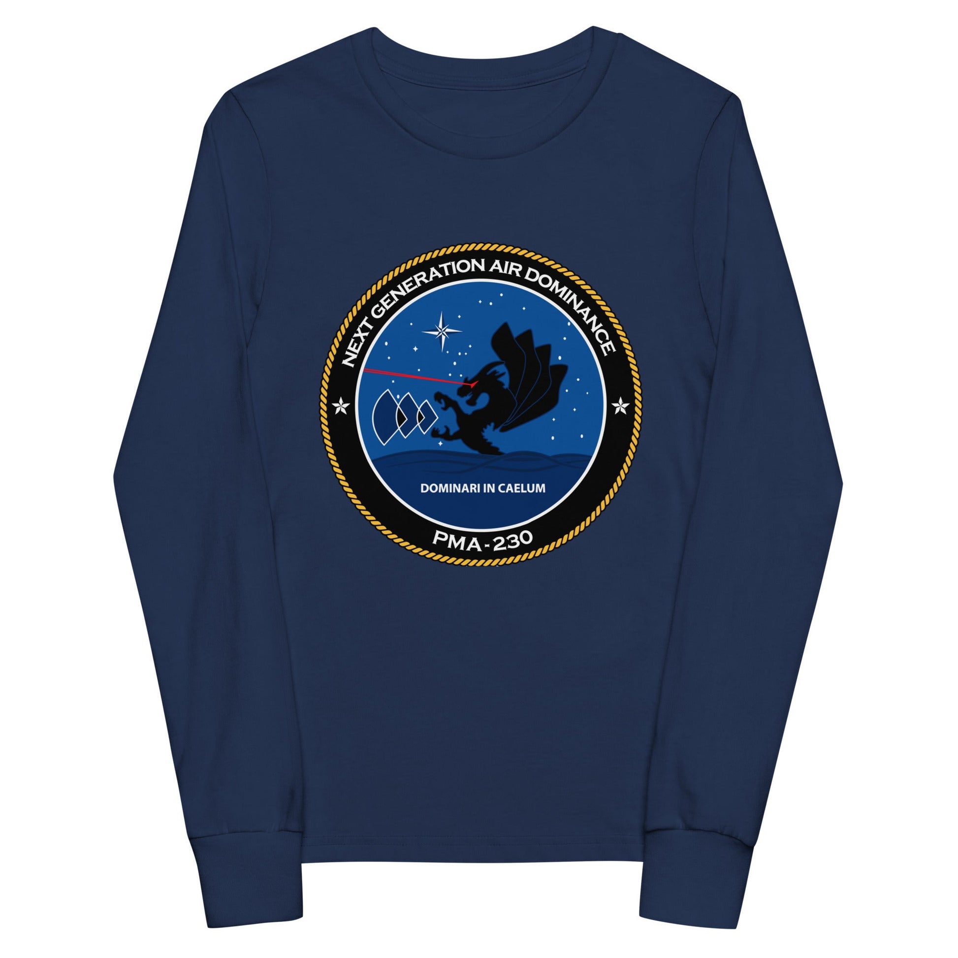 Performance | Youth Long Sleeve T-Shirt | Next Generation Air Dominance | Badge Logo