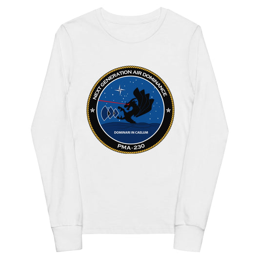 Performance | Youth Long Sleeve T-Shirt | Next Generation Air Dominance | Badge Logo