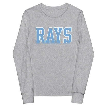 Performance | Youth Long Sleeve T-Shirt | Next Level Rays | Block Logo