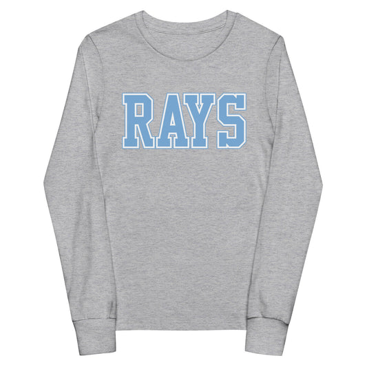 Performance | Youth Long Sleeve T-Shirt | Next Level Rays | Block Logo