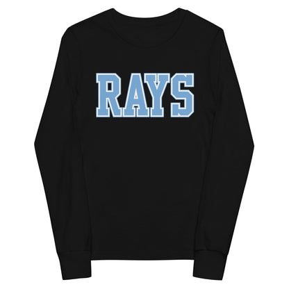 Performance | Youth Long Sleeve T-Shirt | Next Level Rays | Block Logo