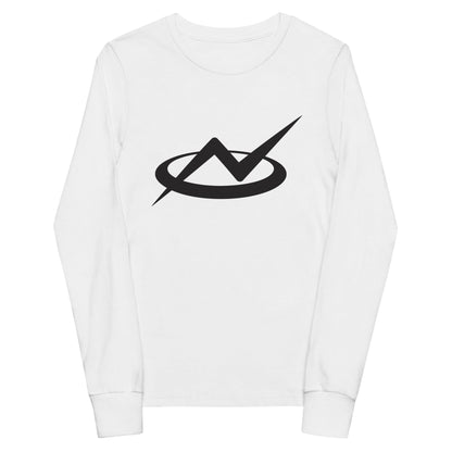 Performance | Youth Long Sleeve T-Shirt | Nimbus Baseball | Volt - Sphere Crest Logo