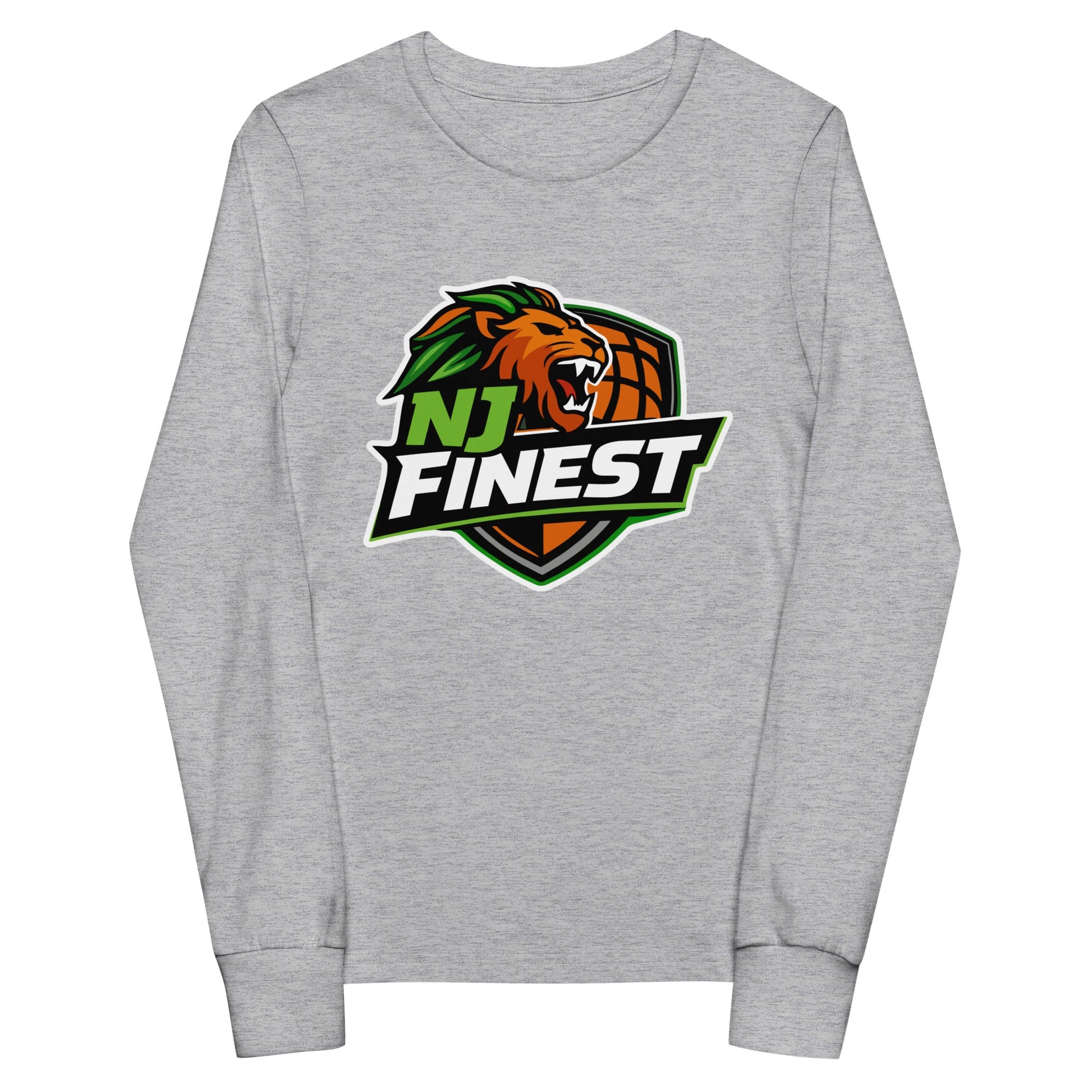 Performance | Youth Long Sleeve T-Shirt | NJ Finest AAU Elite | Emblem Logo
