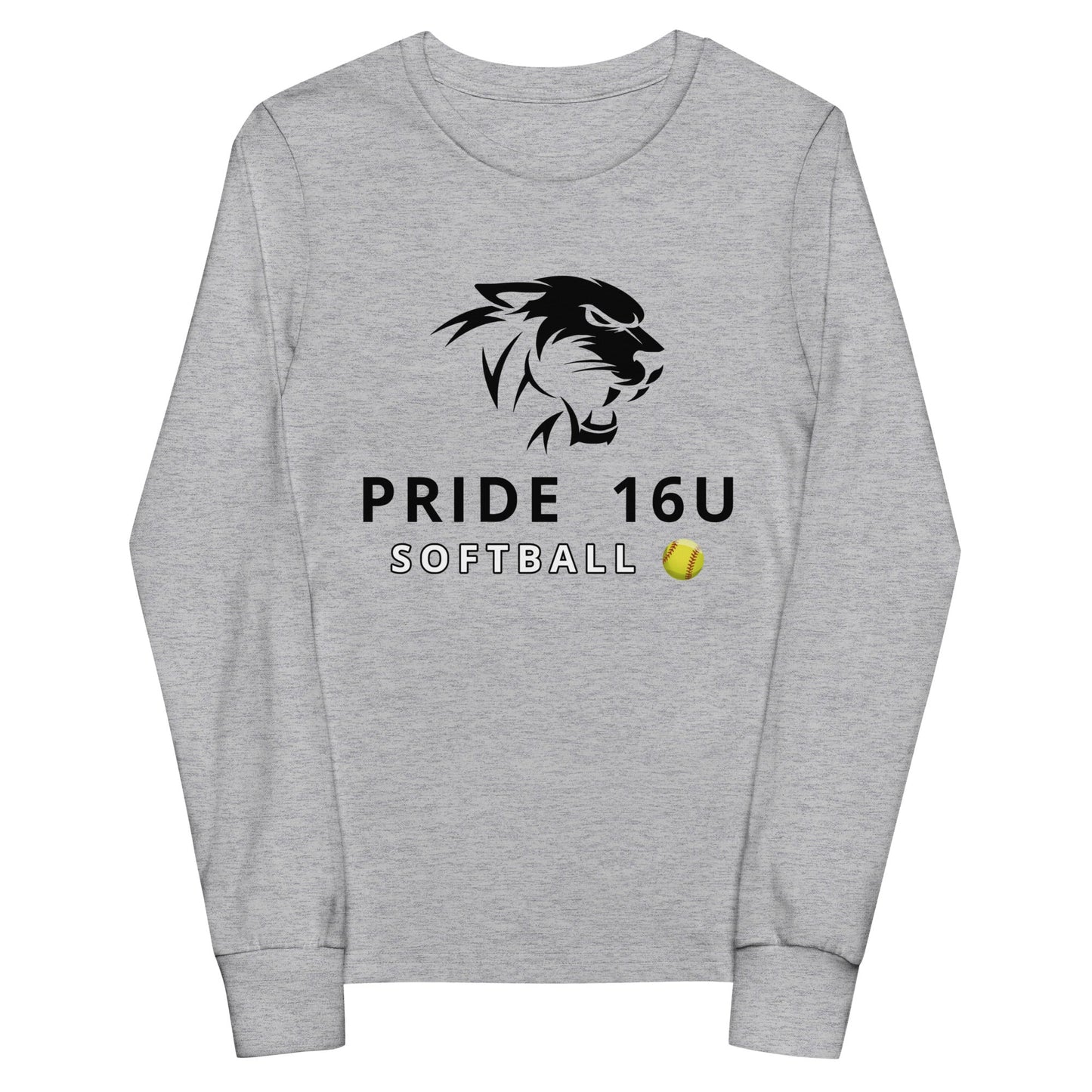 Performance | Youth Long Sleeve T-Shirt | NNY Pride Softball | Emblem Logo
