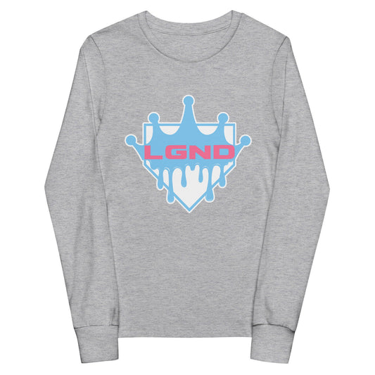 Performance | Youth Long Sleeve T-Shirt | Norcal Legend | Home Plate Logo