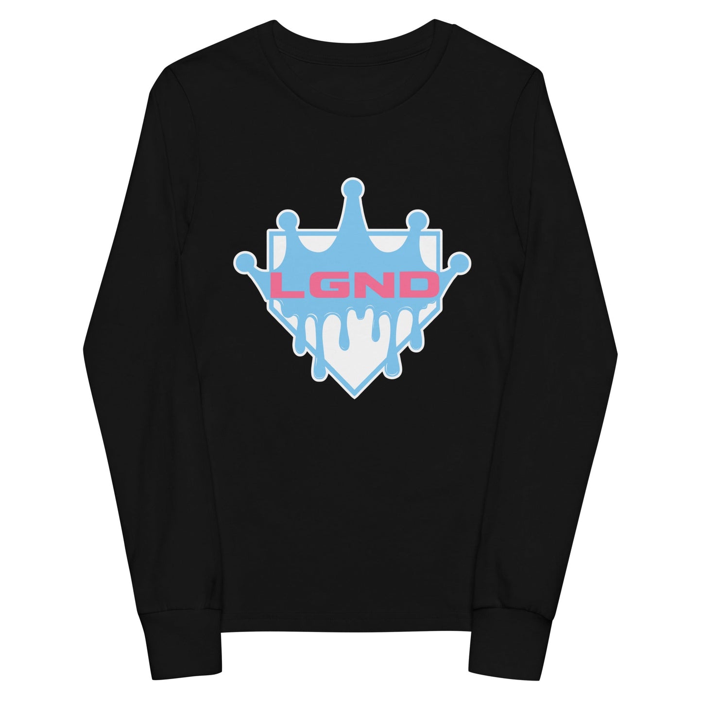 Performance | Youth Long Sleeve T-Shirt | Norcal Legend | Home Plate Logo