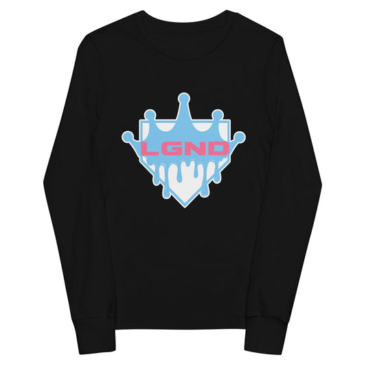 Performance | Youth Long Sleeve T-Shirt | Norcal Legend | Home Plate Logo