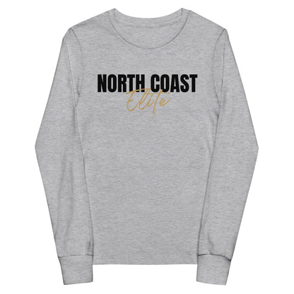 Performance | Youth Long Sleeve T-Shirt | North Coast Elite Inc | Script Logo