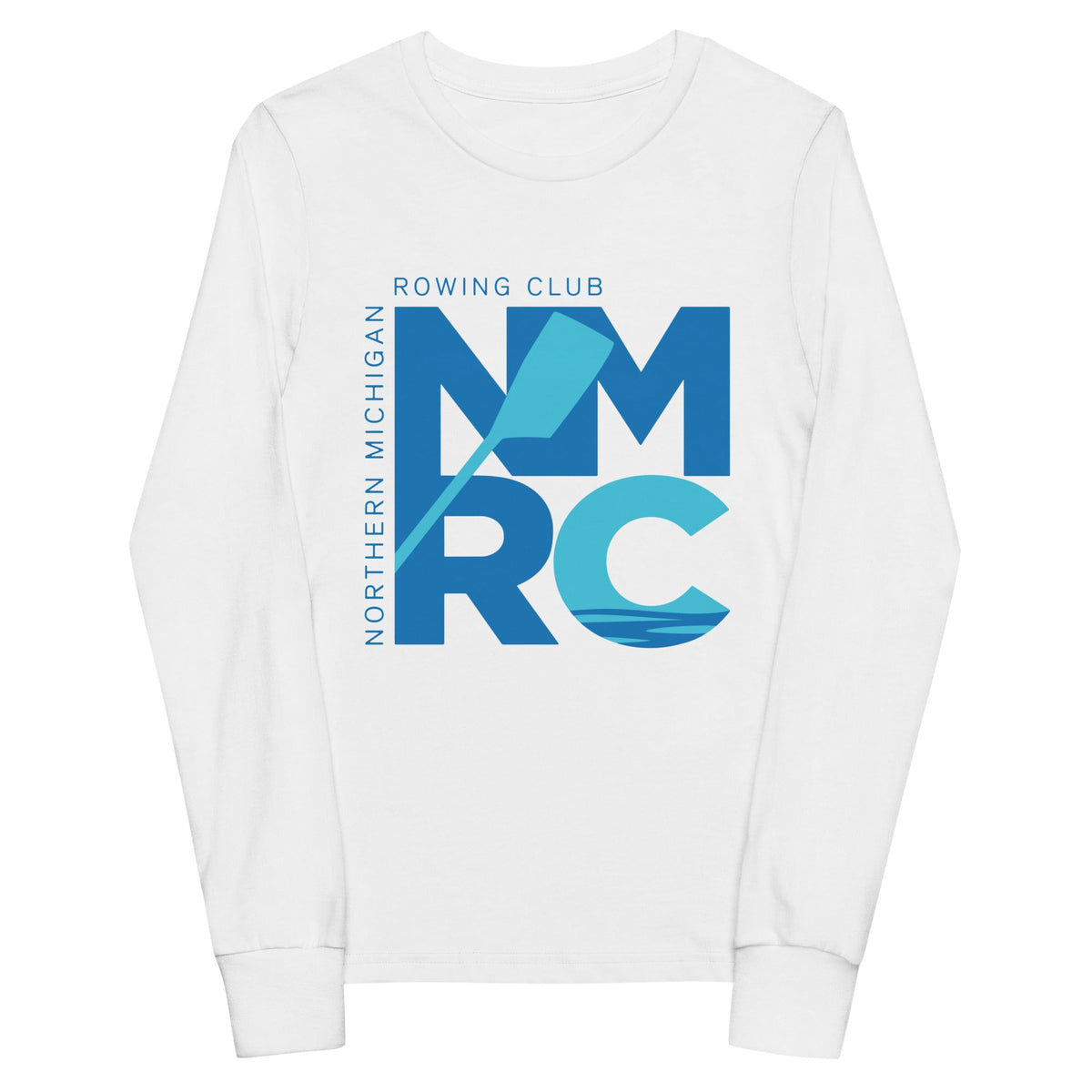 Performance | Youth Long Sleeve T-Shirt | Northern Michigan Rowing | Modern Script Logo
