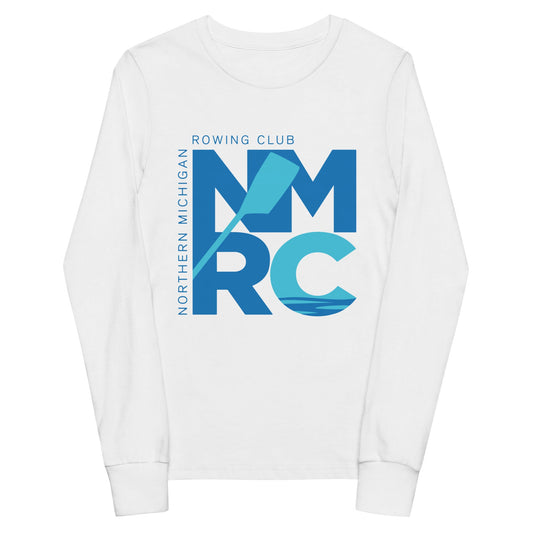 Performance | Youth Long Sleeve T-Shirt | Northern Michigan Rowing | Modern Script Logo