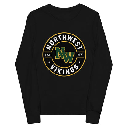 Performance | Youth Long Sleeve T-Shirt | Northwest High School | Badge Logo