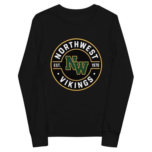 Performance | Youth Long Sleeve T-Shirt | Northwest High School | Badge Logo