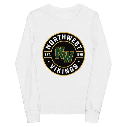 Performance | Youth Long Sleeve T-Shirt | Northwest High School | Badge Logo