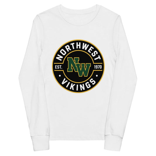 Performance | Youth Long Sleeve T-Shirt | Northwest High School | Badge Logo