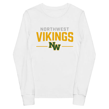 Performance | Youth Long Sleeve T-Shirt | Northwest High School | Vikings Logo