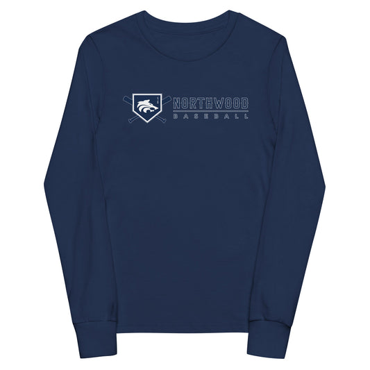 Performance | Youth Long Sleeve T-Shirt | Northwood High School Baseball | Valor Logo