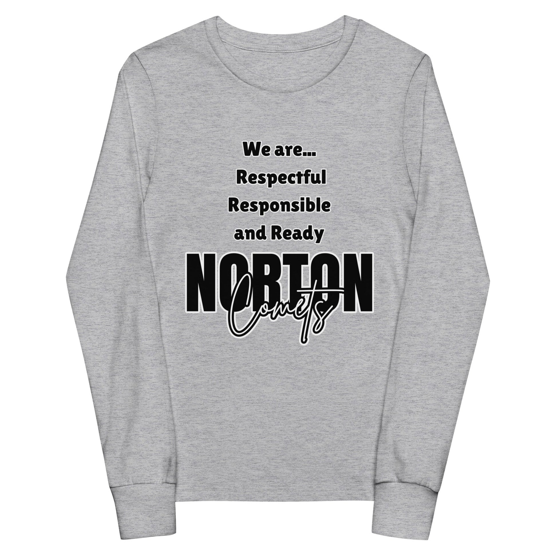 Performance | Youth Long Sleeve T-Shirt | Norton Elementary School | We are... Logo