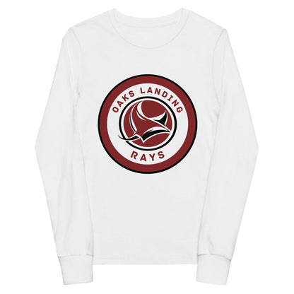 Performance | Youth Long Sleeve T-Shirt | OAKS LANDING RAYS | Badge Logo