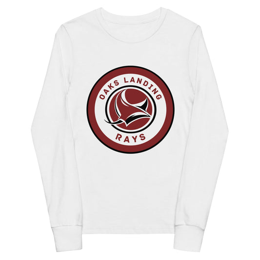 Performance | Youth Long Sleeve T-Shirt | OAKS LANDING RAYS | Badge Logo