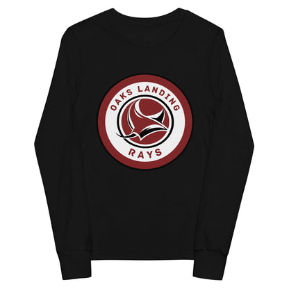 Performance | Youth Long Sleeve T-Shirt | OAKS LANDING RAYS | Badge Logo