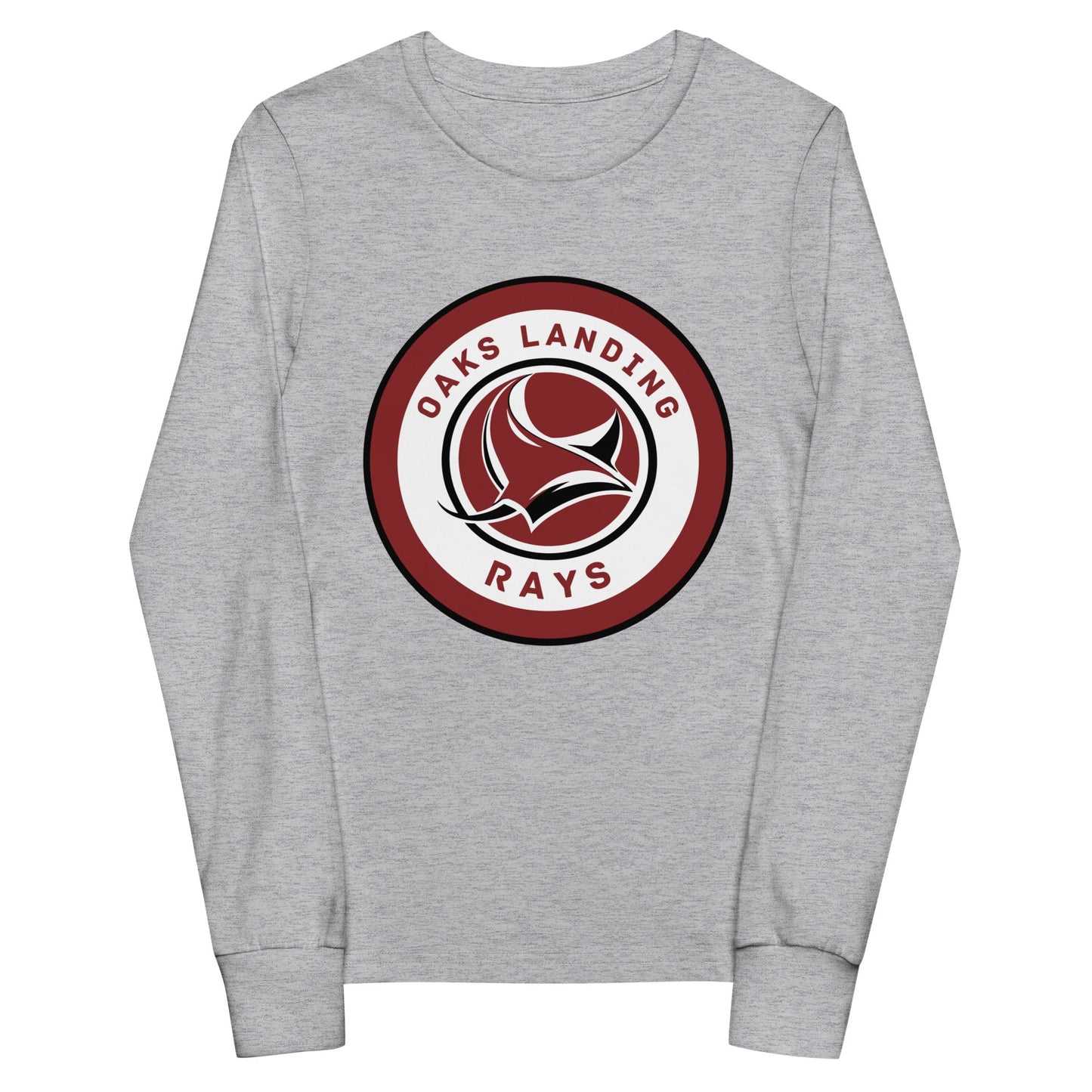 Performance | Youth Long Sleeve T-Shirt | OAKS LANDING RAYS | Badge Logo