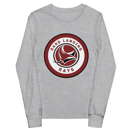 Performance | Youth Long Sleeve T-Shirt | OAKS LANDING RAYS | Badge Logo