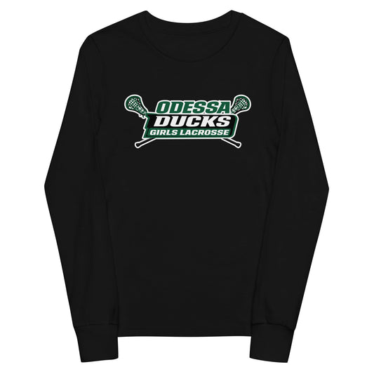 Performance | Youth Long Sleeve T-Shirt | Odessa Girls Lacrosse | Girls LAX Logo