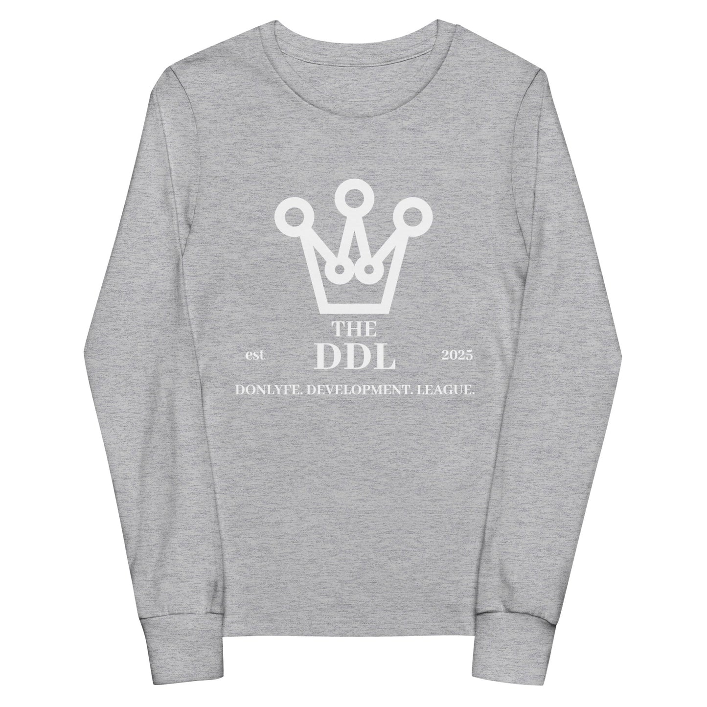 Performance | Youth Long Sleeve T-Shirt | Official DDL Merchandise | Crest Logo