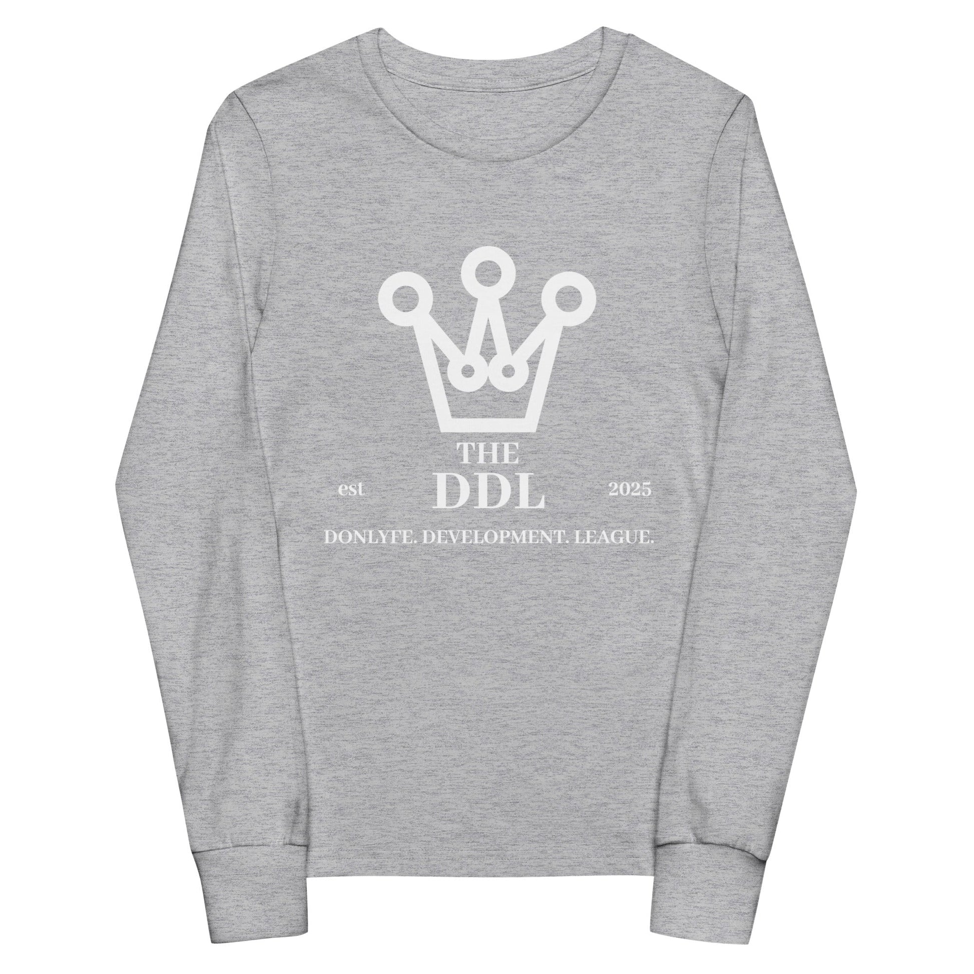 Performance | Youth Long Sleeve T-Shirt | Official DDL Merchandise | Crest Logo