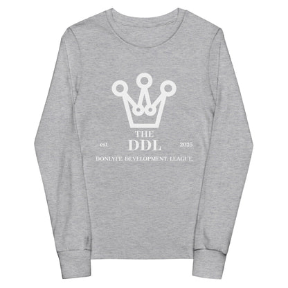 Performance | Youth Long Sleeve T-Shirt | Official DDL Merchandise | Crest Logo