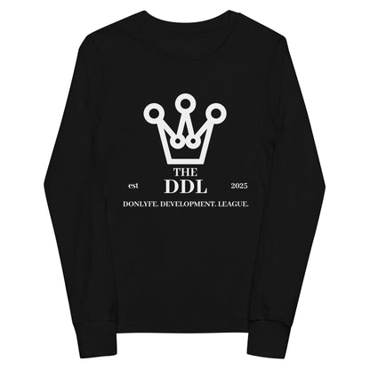 Performance | Youth Long Sleeve T-Shirt | Official DDL Merchandise | Crest Logo