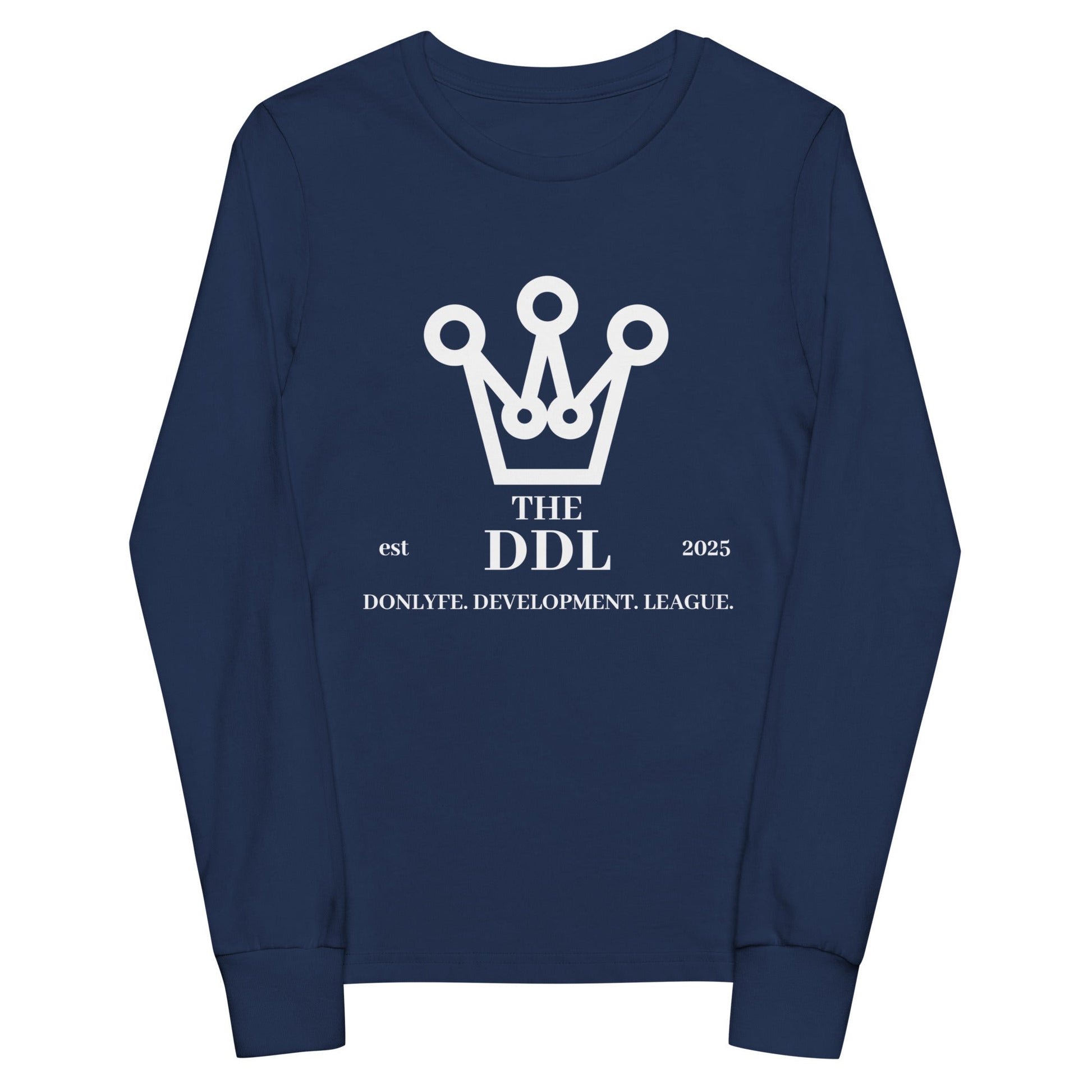 Performance | Youth Long Sleeve T-Shirt | Official DDL Merchandise | Crest Logo