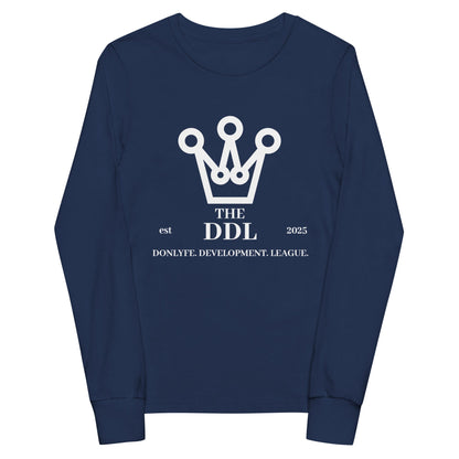 Performance | Youth Long Sleeve T-Shirt | Official DDL Merchandise | Crest Logo