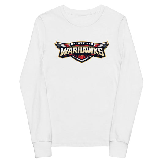 Performance | Youth Long Sleeve T-Shirt | Offutt AFB Warhawks | Mark Logo