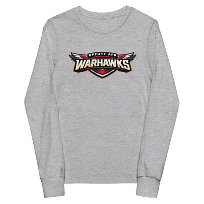 Performance | Youth Long Sleeve T-Shirt | Offutt AFB Warhawks | Mark Logo