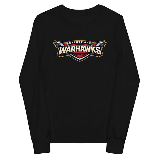 Performance | Youth Long Sleeve T-Shirt | Offutt AFB Warhawks | Mark Logo