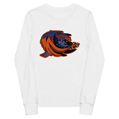 Performance | Youth Long Sleeve T-Shirt | Offutt AFB Warhawks | Mascot Logo
