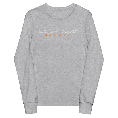 Performance | Youth Long Sleeve T-Shirt | Oklahoma Select Ball | Modern Script Logo