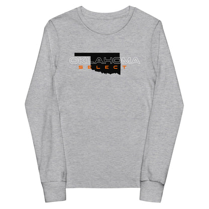Performance | Youth Long Sleeve T-Shirt | Oklahoma Select Ball | Script Logo