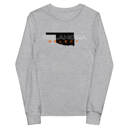 Performance | Youth Long Sleeve T-Shirt | Oklahoma Select Ball | Script Logo