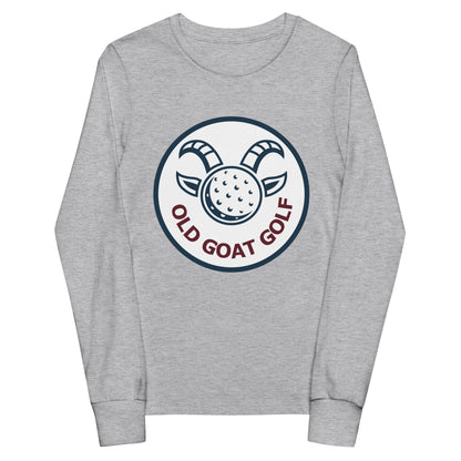 Performance | Youth Long Sleeve T-Shirt | Old Goat Golf | Badge Logo