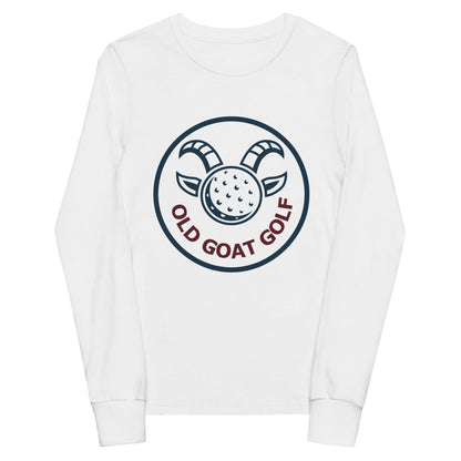 Performance | Youth Long Sleeve T-Shirt | Old Goat Golf | Badge Logo