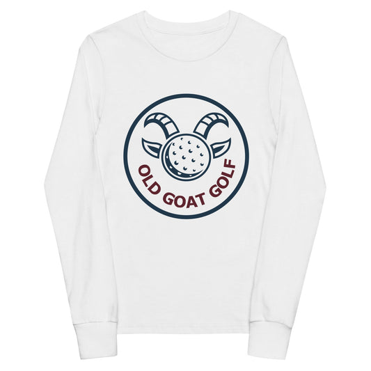 Performance | Youth Long Sleeve T-Shirt | Old Goat Golf | Badge Logo